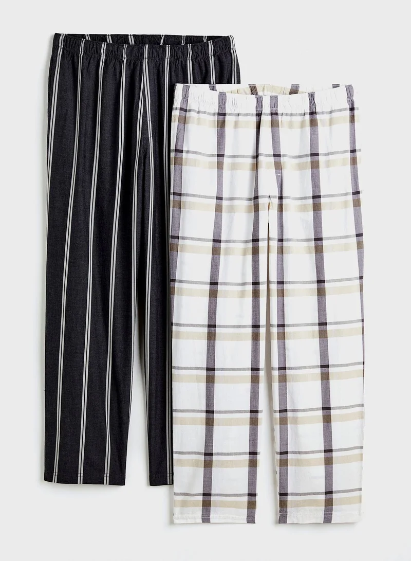 اتش اند ام 2 Pack Checked Pyjama Pants