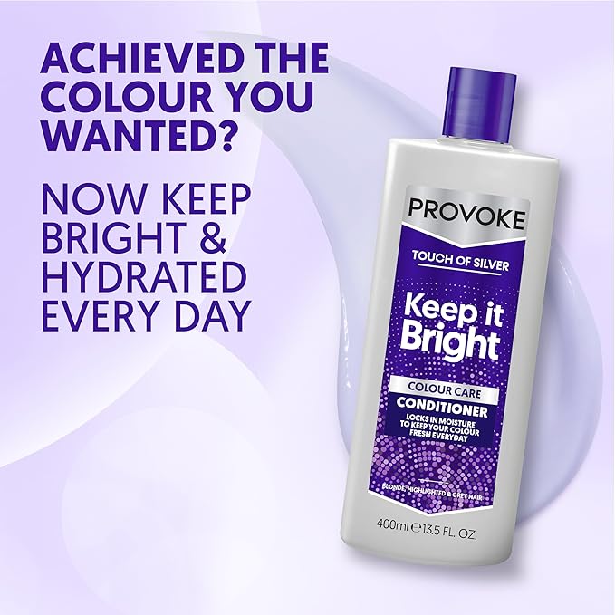 PROVOKE Touch Of Silver Colour Care Conditioner Purple 400ml - Image 4