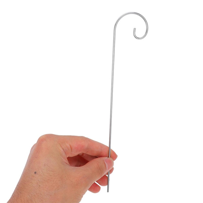 Heavy Duty Iron Shepherd Hooks Set 20pcs 200mm 300mm for Garden Bird Feeders Lanterns - Image 5