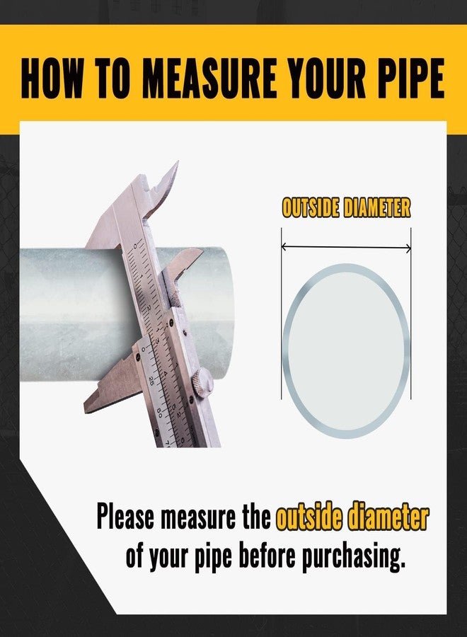 VIVIDA End Rail Clamps 1-5/8" x 1-5/8", Chain Link Fence Fittings, Panel T Clamps for 1-5/8" OD Pipe, Galvanized Pipe T Connectors, Chain Link Fence Parts, 2 PCS - Image 4