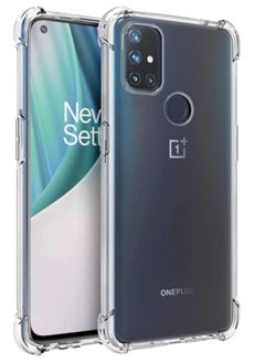 Oneplus Nord N10 5G Case Transparent Reinforced Corners TPU Shock-Absorption Flexible Cell Phone Back Cover for Oneplus N10 5G - Clear
