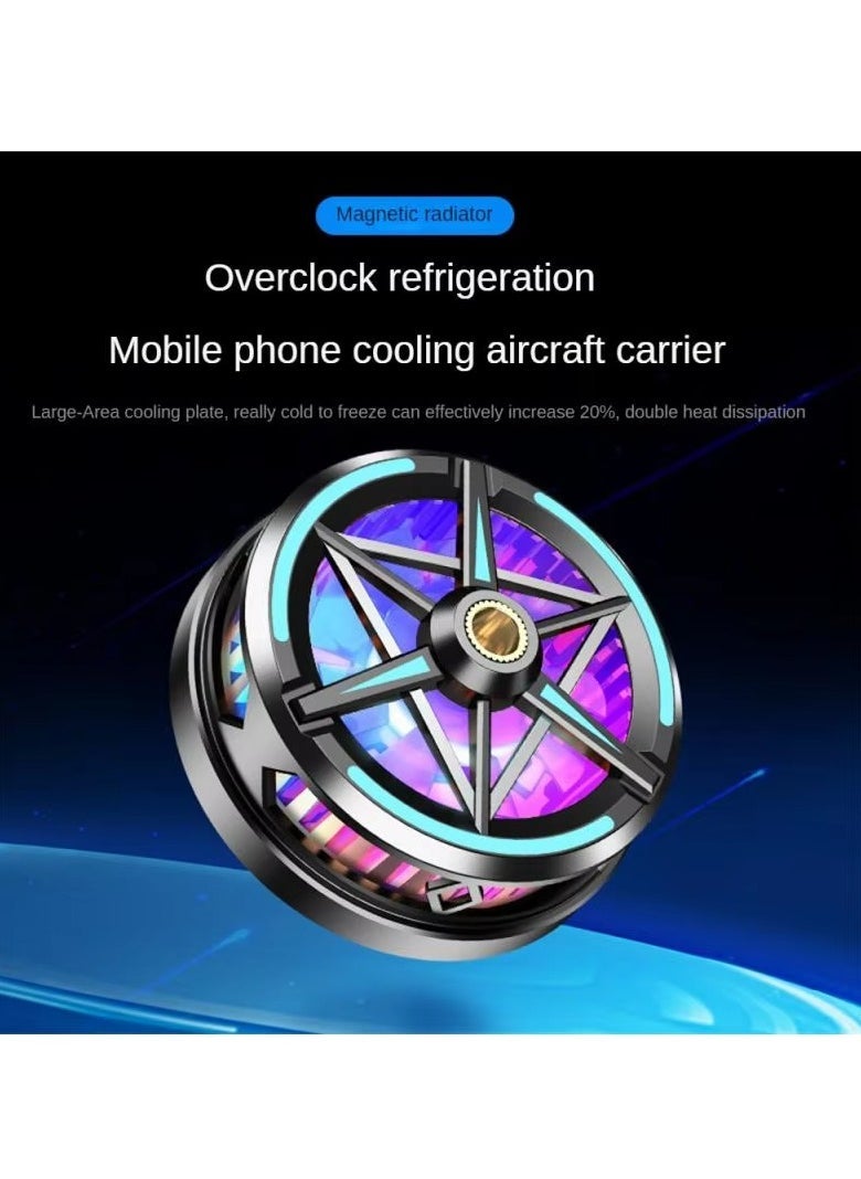 ELTRAZONE Magnetic Semiconductor Mobile Phone Cooler S6 – Innovative Magnetic Clip-On Cooling Fan with Advanced Semiconductor Technology for Rapid Heat Dissipation, Portable and Lightweight Phone Radiator for Gaming, Streaming & Everyday Use - Image 3