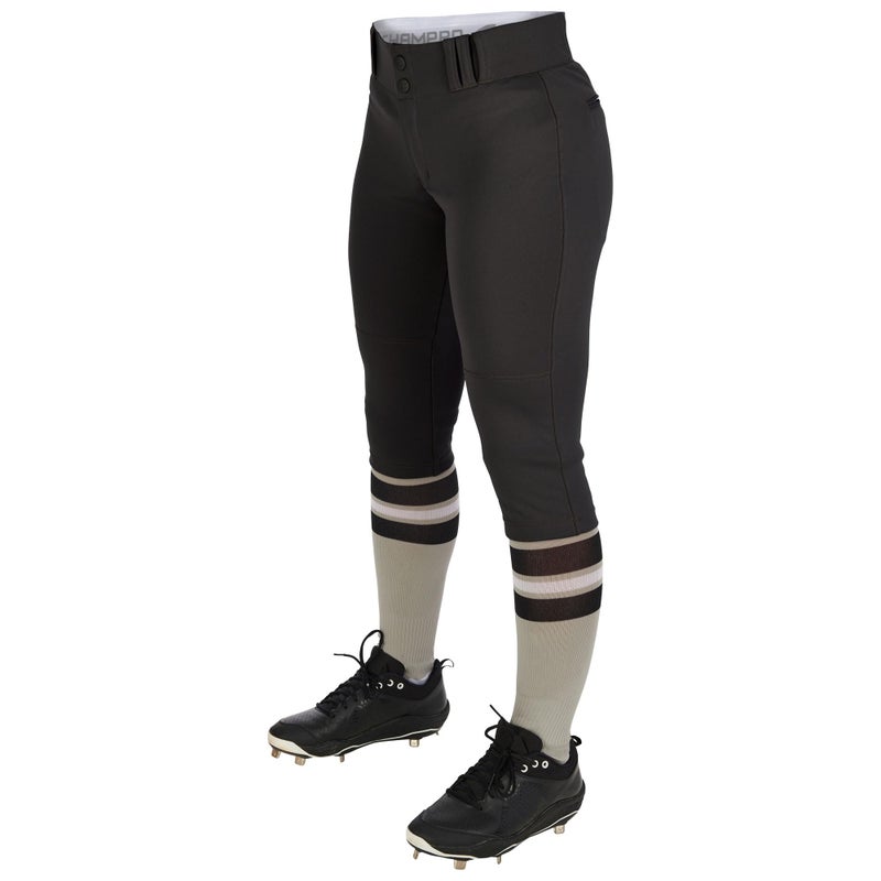 CHAMPRO Tournament Softball Knickers Womens Small Black - Image 2
