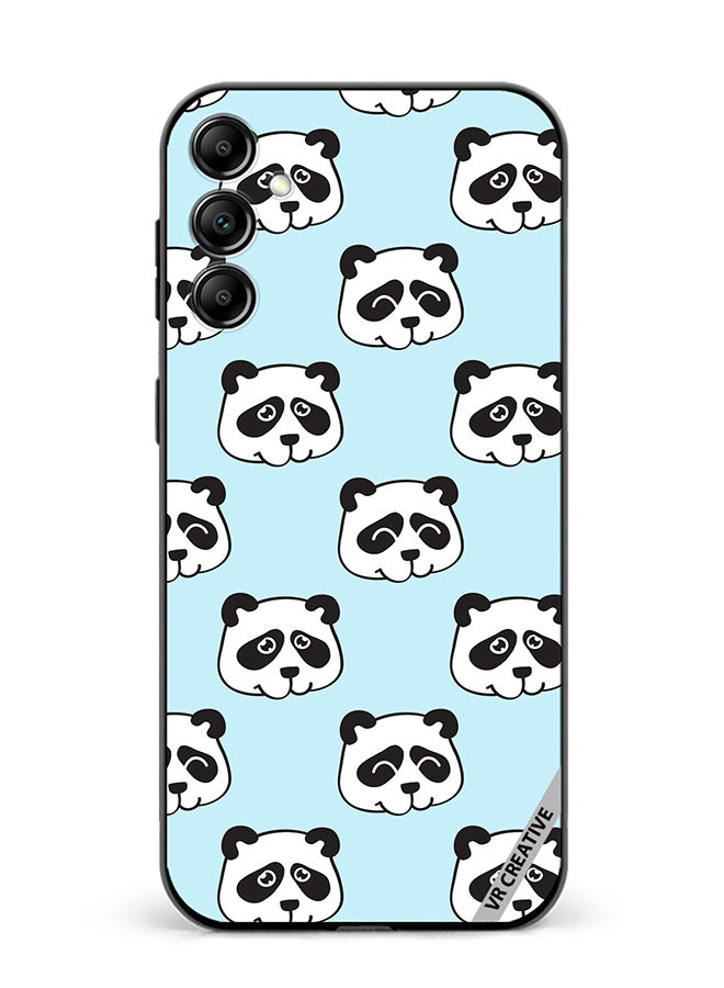 VR CREATIVE Protective Case Cover For Samsung Galaxy A15 5G/A15 Funny Heads In Panda Style Design Multicolour - Image 1