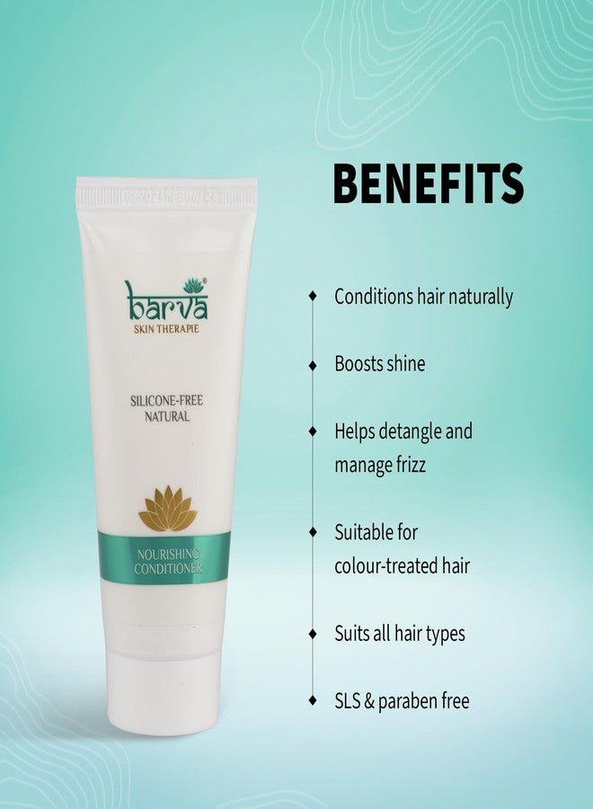 بارفا بلسم بارفا الطبيعي المغذي للشعر الجاف والمجعد والمصبوغ، خالٍ من كبريتات لوريل الصوديوم والبارابين، يحتوي على خلاصة الصبار والكركديه، 50 مل - Image 4