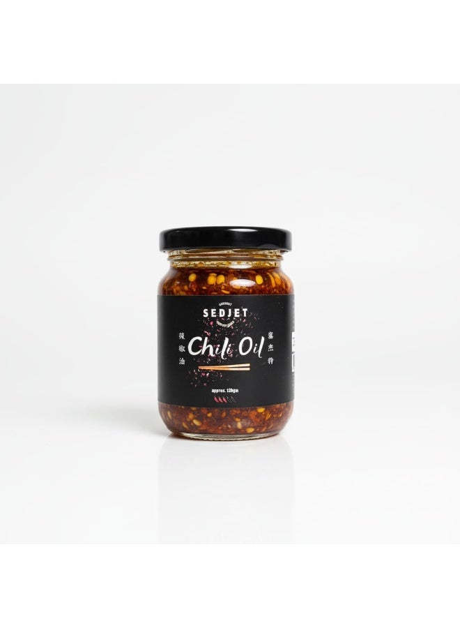 Sedjet chili oil with Flakes, 120 gm
