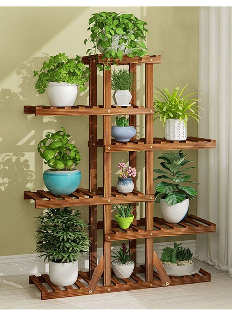 DubaiGallery Home Furniture Wooden Flower Stand Indoor Plant Stand Flower Stand for Wooden Plants  - Image 3