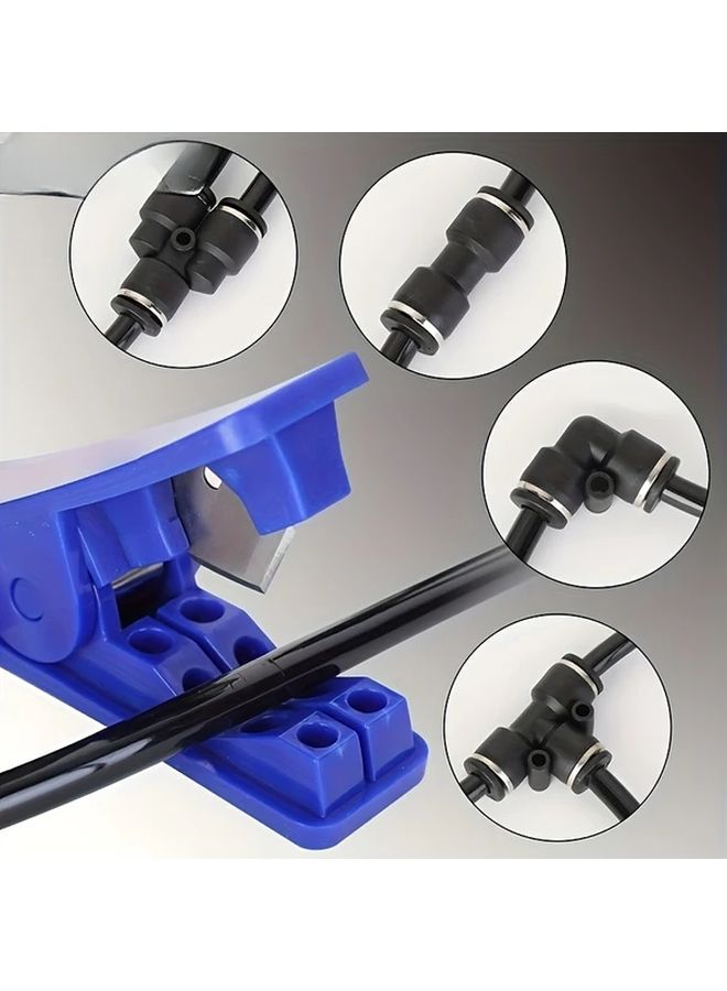 1 4 Inch OD 32 8 Feet PU Hose Air Fittings Quick Connect Kit 14 Pieces Universal Set - Image 5
