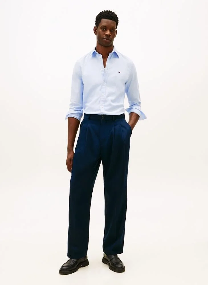 TOMMY HILFIGER  Flex Dobby Regular Fit Shirt for Men | Best Price UAE