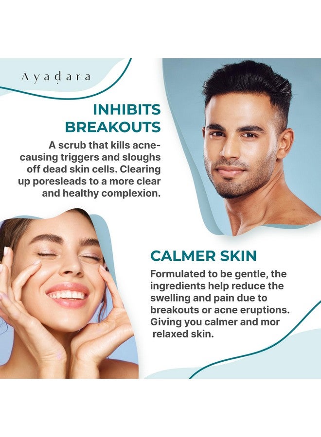 ايدارا مقشر حب الشباب، 4 أونصة سائلة (118 مل)، غسول مقشر للوجه لحب الشباب، مقشر طبيعي للوجه لحب الشباب الشديد والهرموني، مقشر الوجه لحب الشباب للمراهقين والنساء والرجال والبالغين، إمداد لمدة 120 يومًا