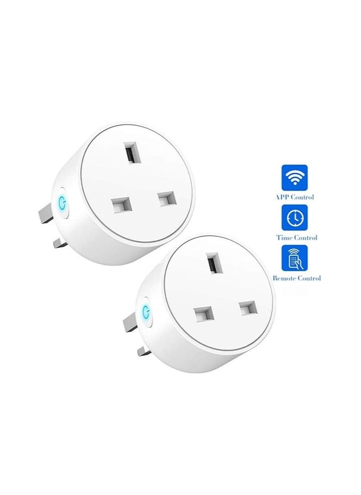 Neo Classic - Wifi Smart Plug ( 2 Pcs in1 Pack ) iOS Android App Remote compatible with Alexa, Google Home, IFTTT Control for home automation ( 2 Pcs in1 Pack ) - Image 1