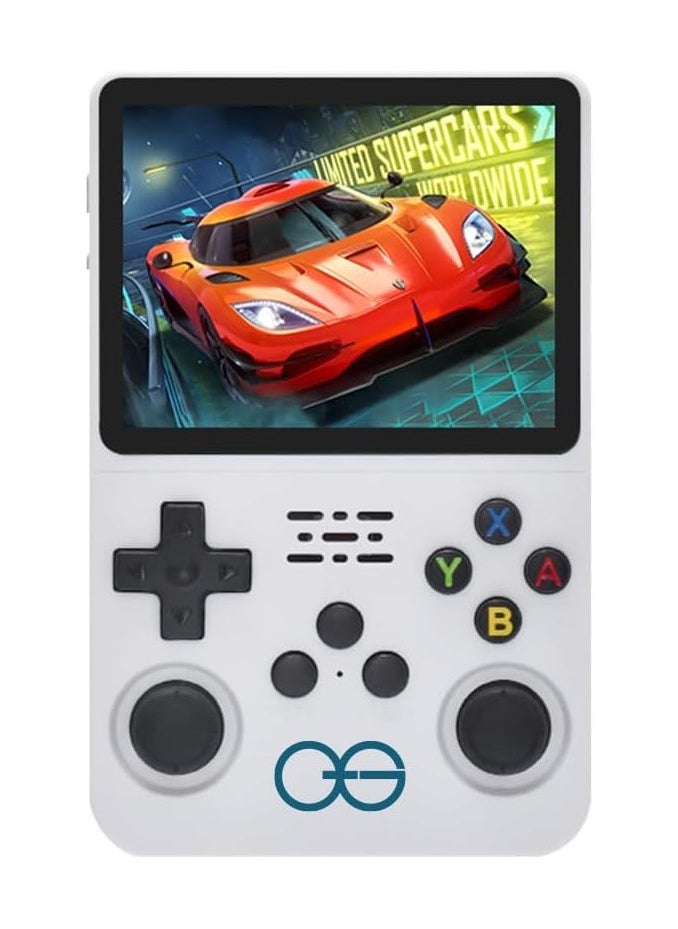 ANBERNIC  - ANBERNIC R36S Retro Handheld Game Console with 3.5 Inch IPS HD Display, Linux System, 1000 Inbuilt Games, 64GB Game Card – Compact Pocket Video Game (Purple) - Image 1