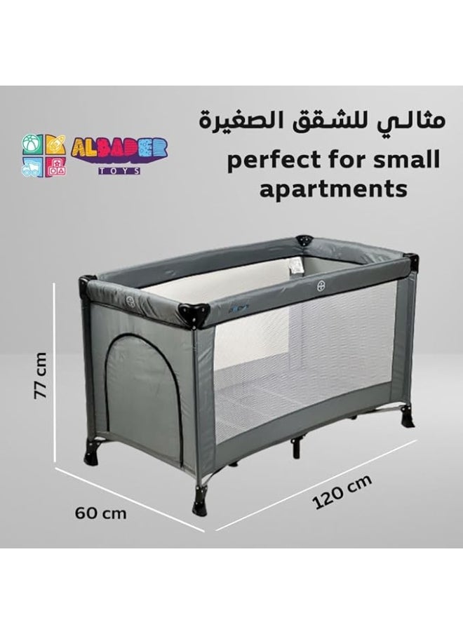 AL BADER Children’s Playpen Rectangular Foldable Design Safe Play Yard for Toddlers Indoor and Outdoor Portable Lightweight Baby Fence for Kids  - Image 2