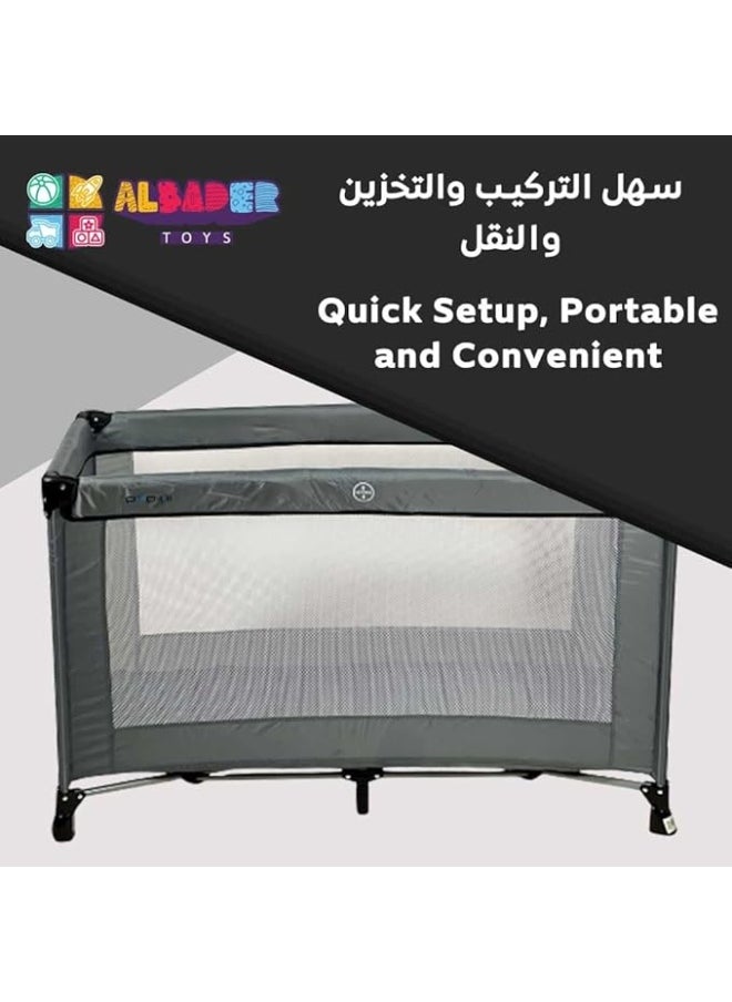 AL BADER Children’s Playpen Rectangular Foldable Design Safe Play Yard for Toddlers Indoor and Outdoor Portable Lightweight Baby Fence for Kids  - Image 4