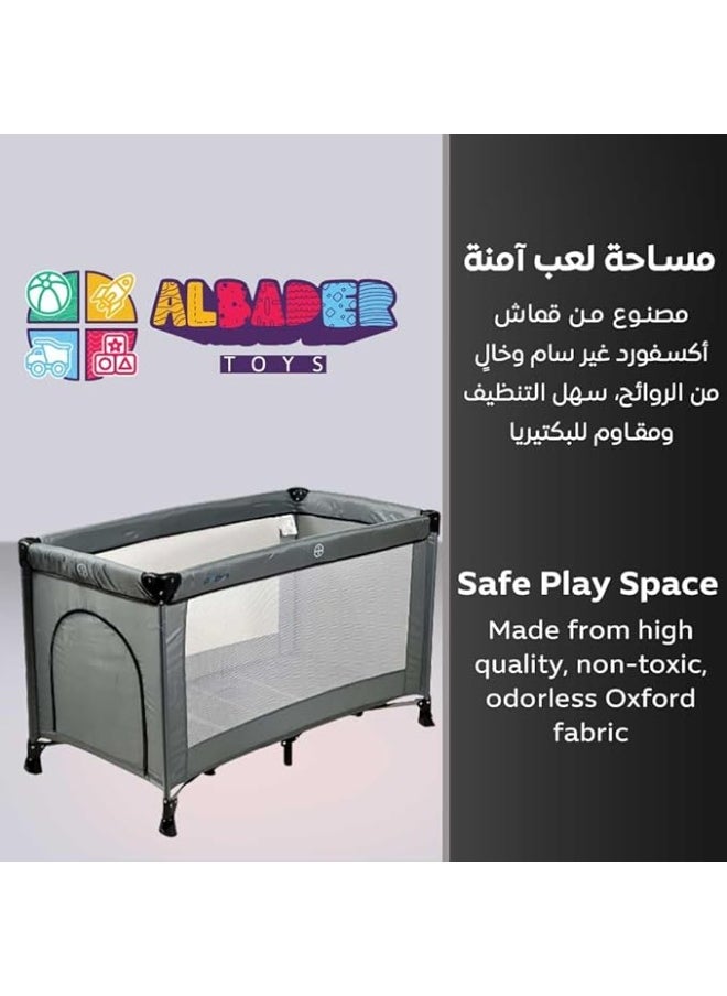 AL BADER Children’s Playpen Rectangular Foldable Design Safe Play Yard for Toddlers Indoor and Outdoor Portable Lightweight Baby Fence for Kids  - Image 3