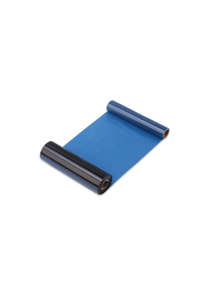 2Pack 64mmX74m Transfer Wax Ribbon for Barcode Printers with Ink Zebra Eltron Datamax GC420t, GK420t, GX420t, GX430t, TLP2442, TLP2844, ZD220, ZD4 Printers ink