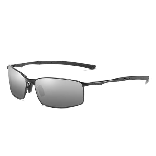 Karsaer Men's Polarised Sunglasses Driving Cycling Sports Glasses for Men Sunglasses for Men Stylish E1030, 65, Black - Image 1