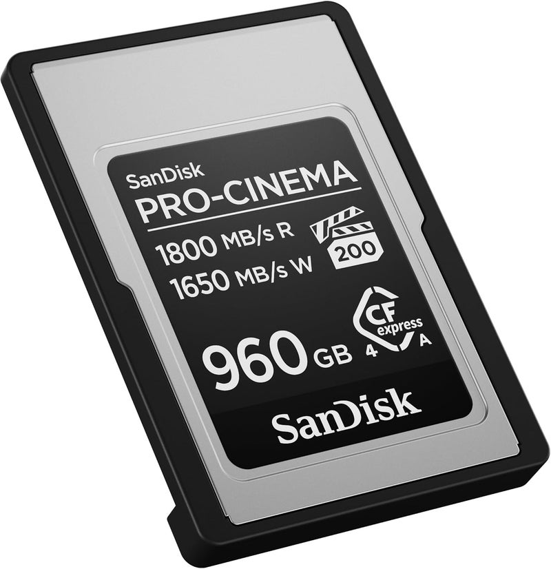 sandisk PRO-CINEMA CFexpress Type A Card 960GB (read speeds up to 1800MB/s, write speeds up to 1650MB/s, 4K, 6K, 8K, VPG200, Rescue PRO) - Image 2