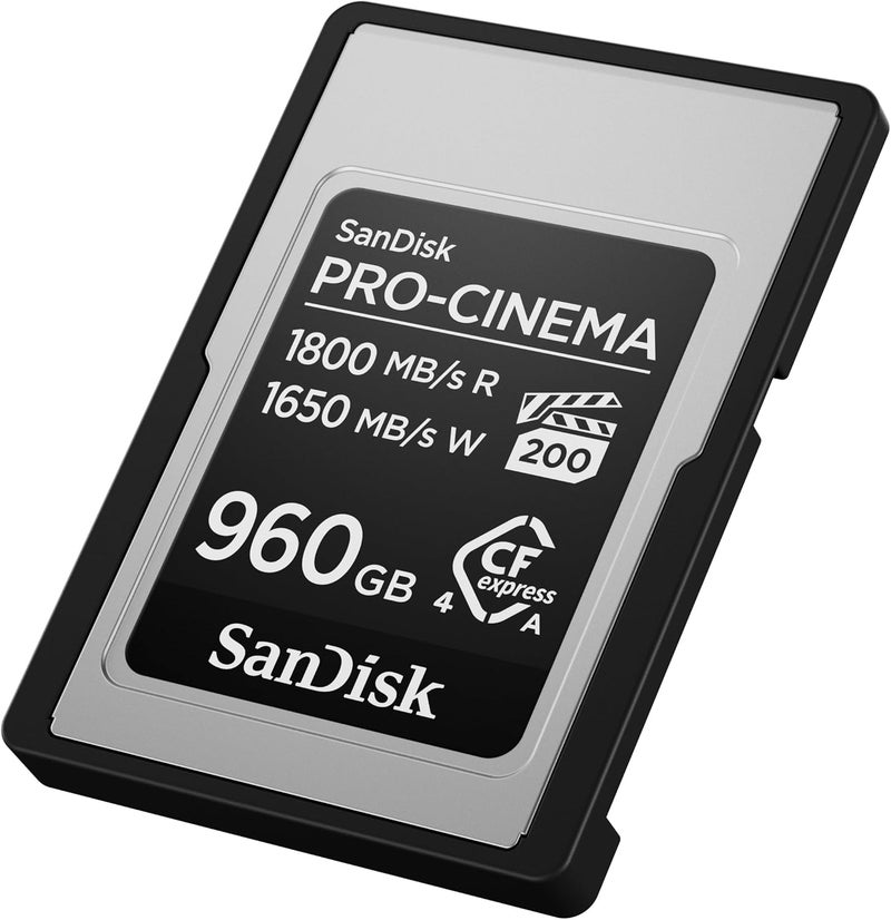 sandisk PRO-CINEMA CFexpress Type A Card 960GB (read speeds up to 1800MB/s, write speeds up to 1650MB/s, 4K, 6K, 8K, VPG200, Rescue PRO) - Image 3