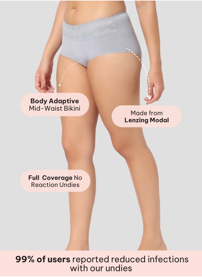 Intimate Queen Modal Bae Luxe Hipsters – Buttery Modal Bliss, Naturally Cooling | pH Balanced for Sensitive Skin  - Image 3