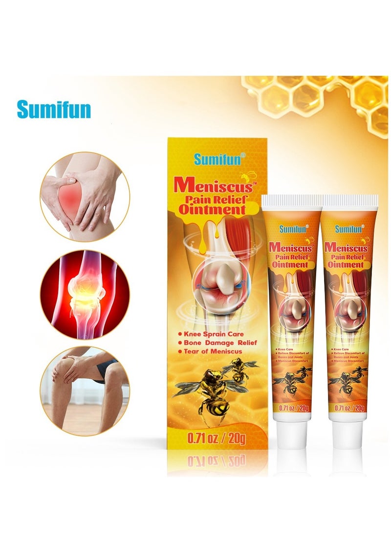 Pack of 2 , Pain Relief Balm - Relieve pain in neck, shoulders, back, hips, joints, muscles, knees and feet