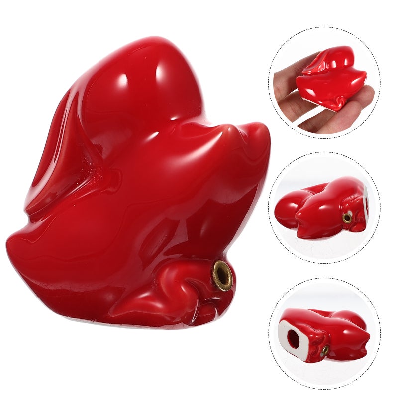 2pcs Loveliness Incense Stick Holder White Porcelain Handicraft Incense Burner Cartoon Tea Pet - Image 1