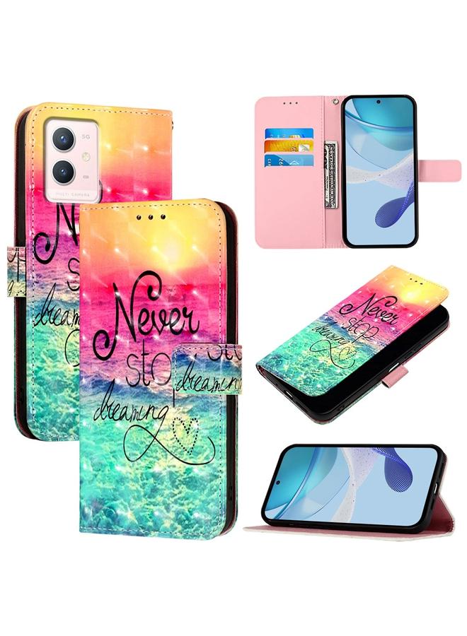 erorex Case For vivo S10e 5G / V23e 4G / 5G / Y75 4G 3D Painting Horizontal Flip Leather Phone Case - Image 1