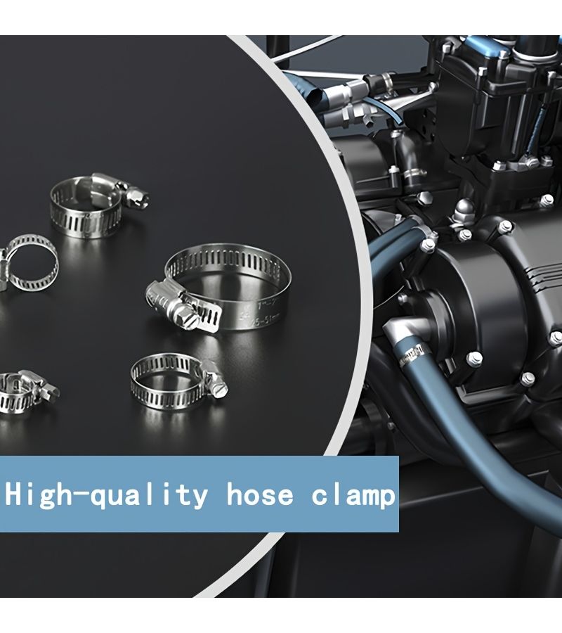 70pcs Hose Clamp Box Set Fixed Retaining Ring Hand Tool Kit For Pipe Maintenance - Image 5