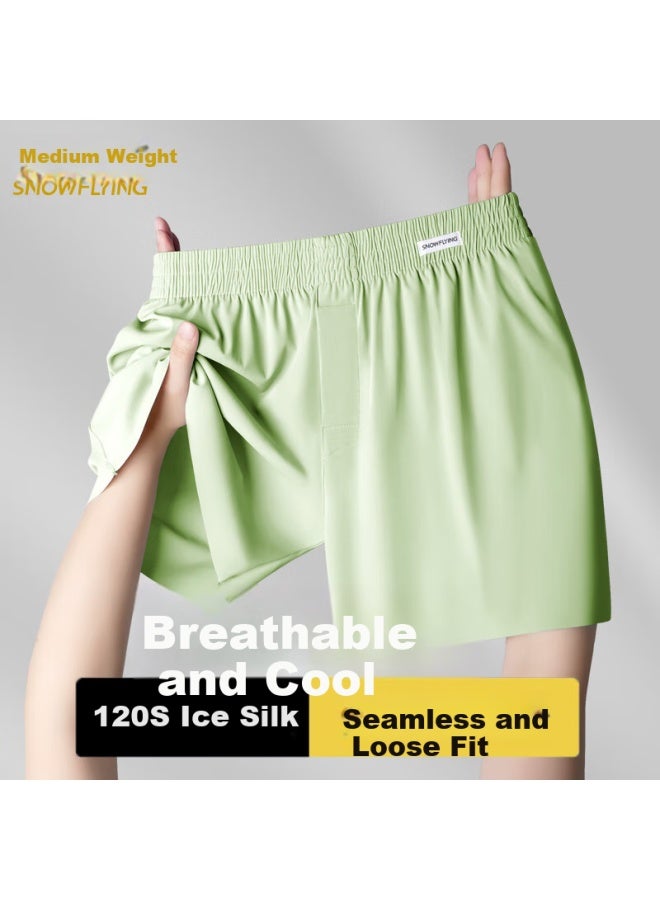 Snowflying "arlo Pants" 2-pack Men's Nylon Ice Silk Mid-rise Loose-fit Men's Boxer Briefs - Image 1