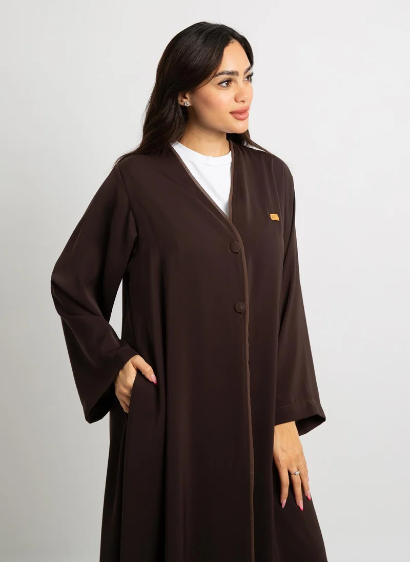 Kaafmeem Brown Executive Abaya