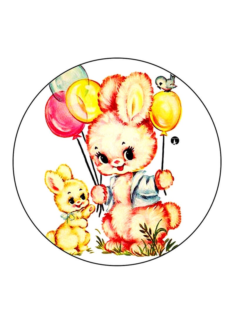 RKN Rabbits Printed Pin Multicolour - Image 1