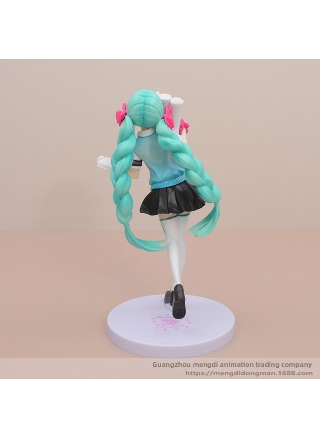Generic - The First Sound Of The 16th Anniversary Of The Boota Student School Uniform Double Ponytail Peripheral Ornaments Animation Model Hand-held-Color:The First Sound Of The 16th Anniversary - Image 1