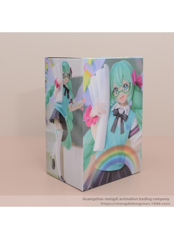 Generic - The First Sound Of The 16th Anniversary Of The Boota Student School Uniform Double Ponytail Peripheral Ornaments Animation Model Hand-held-Color:The First Sound Of The 16th Anniversary - Image 1