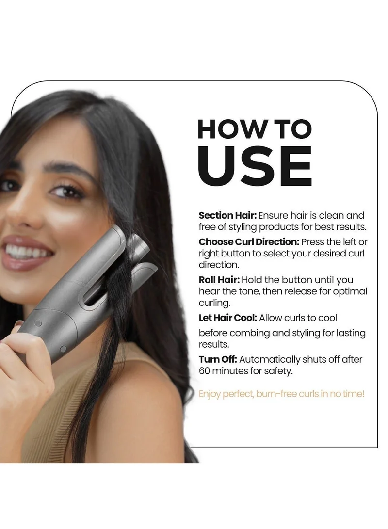 Clara  Oil-Coated Protective Auto-Curler  | Best Price UAE