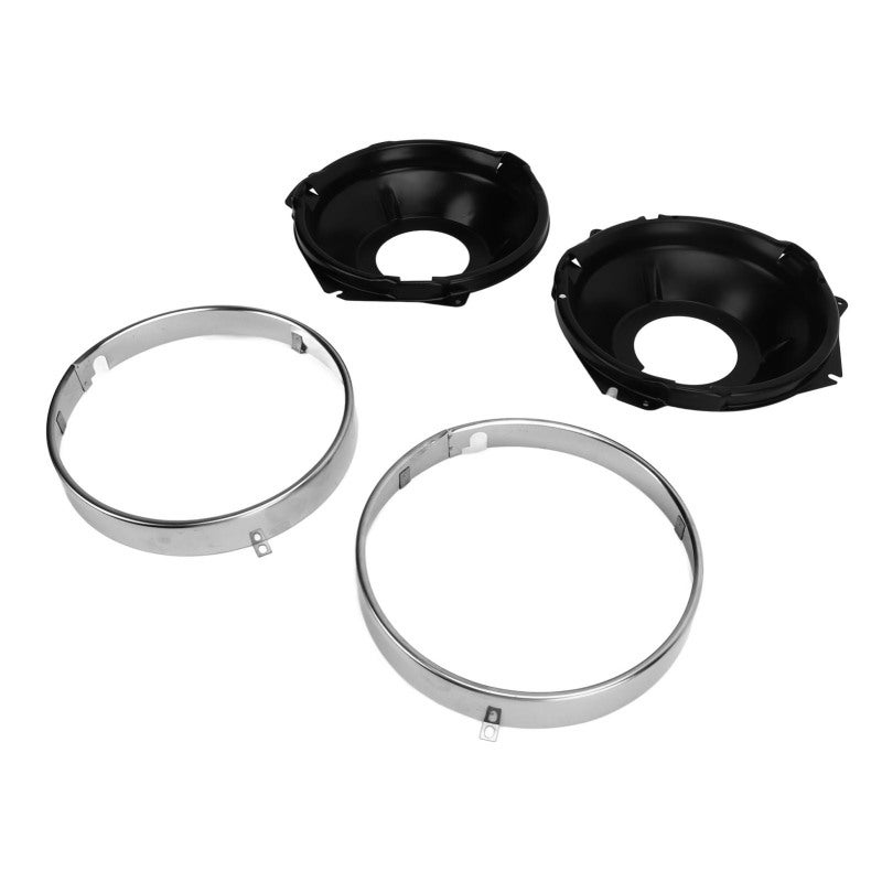 Headlamp Retaining Ring Replacement For Chevy Camaro 1967-1969 - Stainless Steel Headlamp Mounting Bucket For Chevy Nova 1968-1970 - Image 3