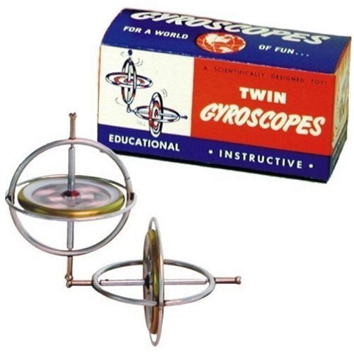 TEDCO Classic Gyroscope Twin Pack 2 Metal Spinning Gyroscopes for STEM Learning Physics Play Made in USA Ages 8 - Image 5
