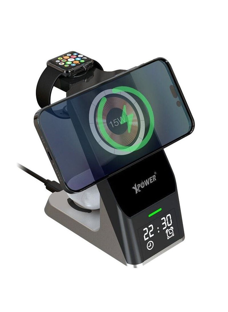 اكس باور محطة شحن لاسلكية مغناطيسية 6 في 1 بقدرة 15 وات - Image 5