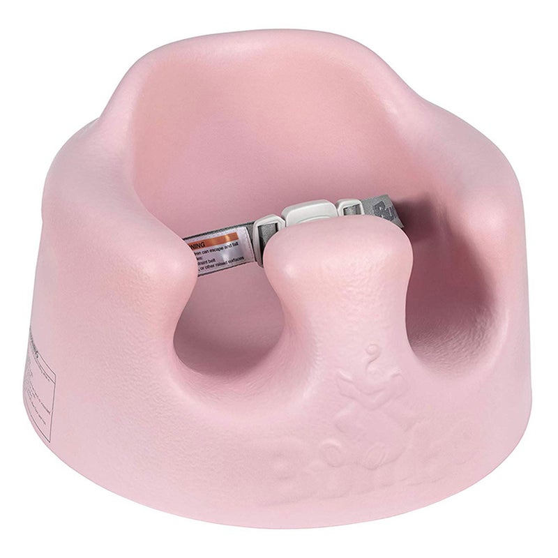 Bumbo Baby Floor Seat, Portable Sit Up Activity and Eating Chair, Cradle Pink - Image 1