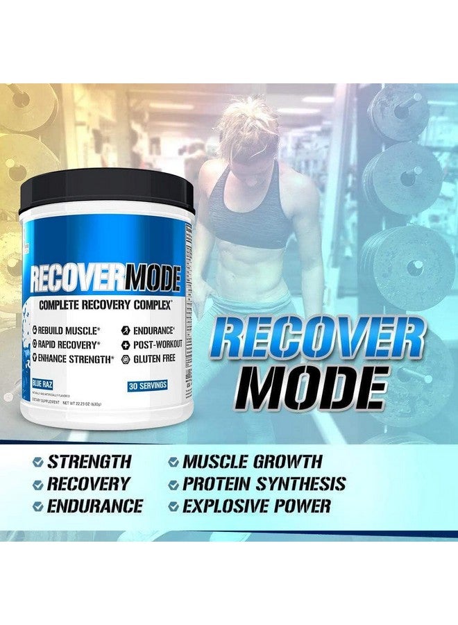 Evlution Nutrition Recover Mode- Complete Post Workout with BCAAs, Immunity Support, Vitamin C, D & E, Electrolytes, Hydration, Creatine, Glutamine, Beta-Alanine, L-Carnitine, 30 Serve, Blue Raz - Image 5