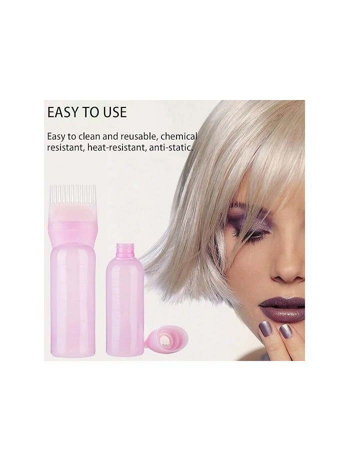 Generic Hair Oil Bottle, Oil Comb 120ML Hair Tools Hair Dye Applicator Brush Bottles Styling Tool Hair Coloring 1 PCS - Image 2