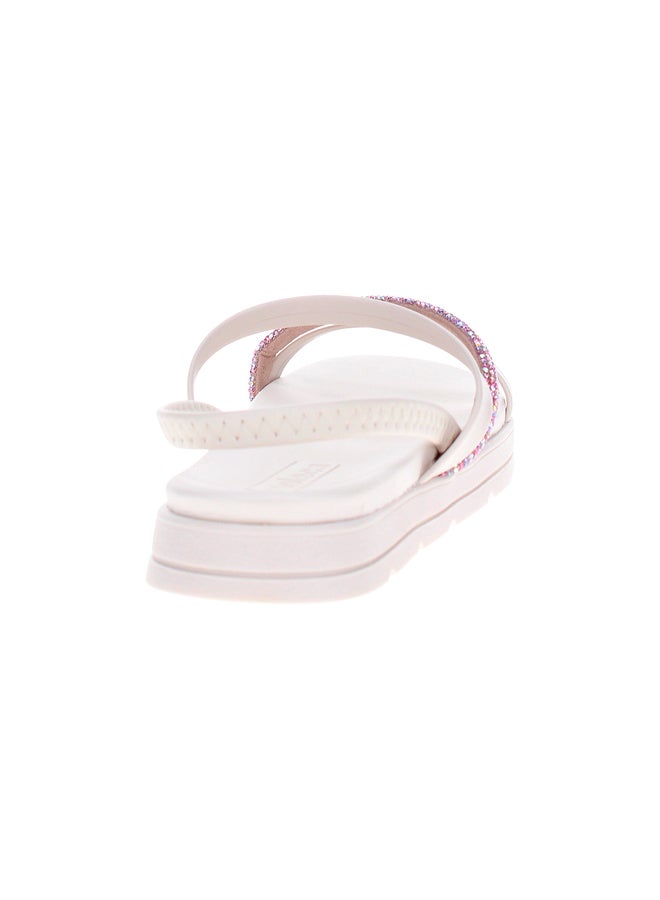 MOLECA Textured Slip-On Flat Sandals - Image 1