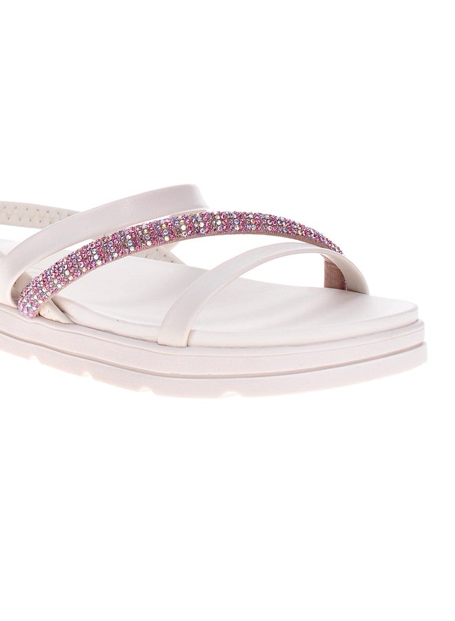 MOLECA Textured Slip-On Flat Sandals - Image 3