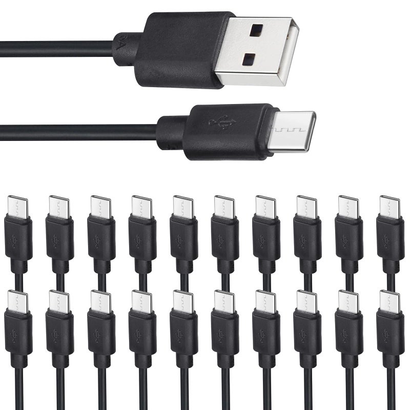 Smays USB C Cable Bulk 20-Pack, Type C Charger Cord 3.3ft Multipack - Image 1