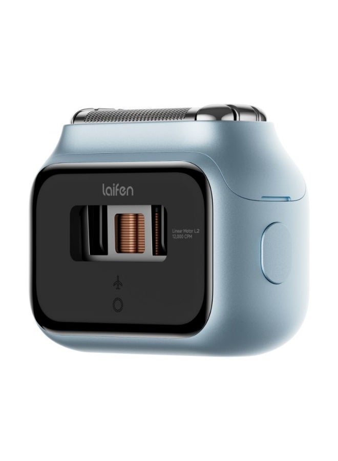Laifen P3 Pro Electric Shaver, Skin-Friendly, Compact Design, 3-Minute Fast Charge for Travel, Blue - Image 1
