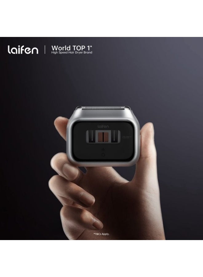 Laifen P3 Pro Electric Shaver, Skin-Friendly, Compact Design, 3-Minute Fast Charge for Travel, Blue - Image 2