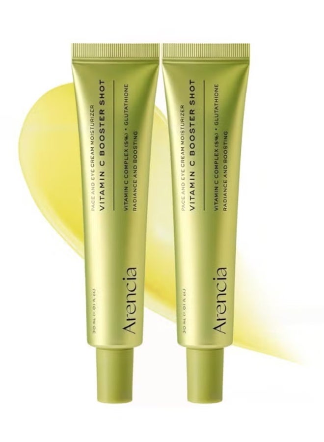 Arencia Vitamin C Booster Shot Serum 2 Pack 5 Vitamin C Derivative Glutathione Niacinamide And Vitamin E Dark Spot Brightening And Fine Line Care Korean Skincare 30 ml