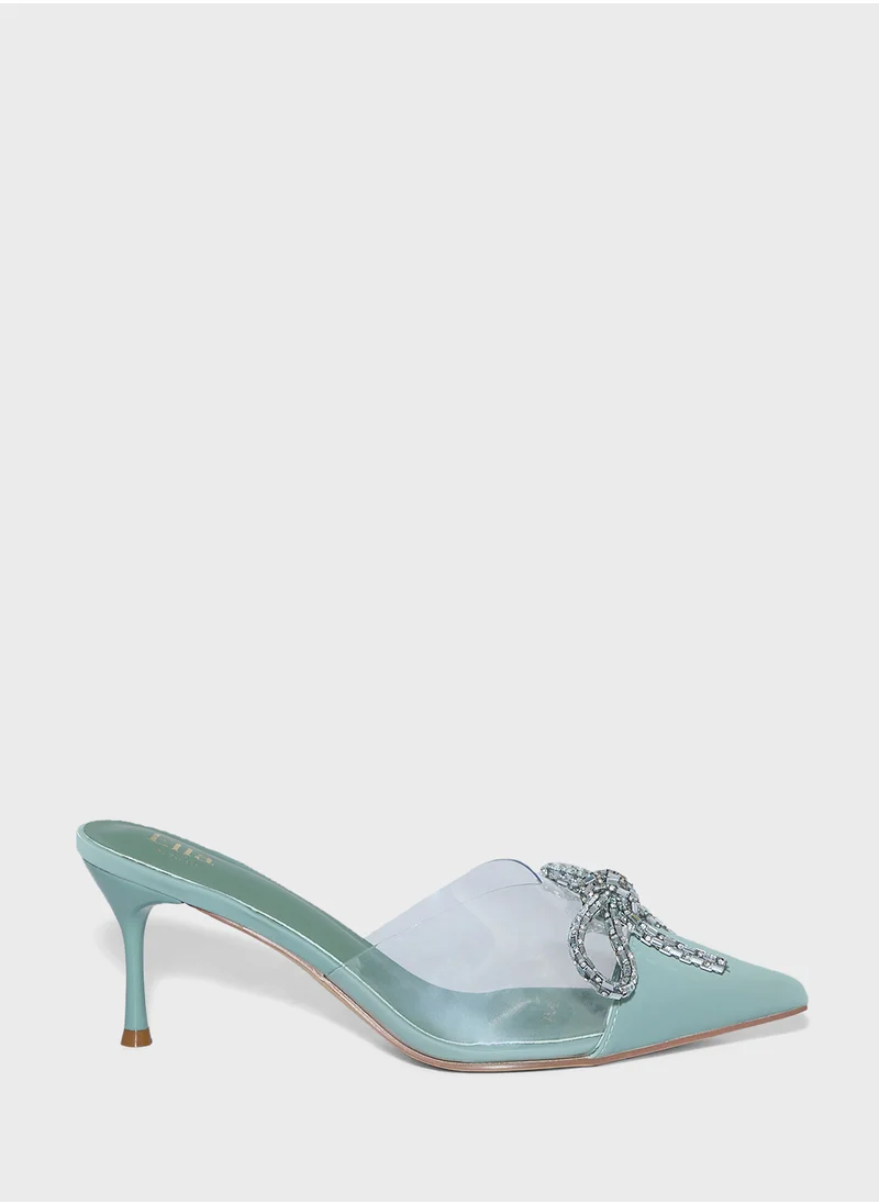 ايلا ليمتد اديشن Diamante Bow  Detail Pump