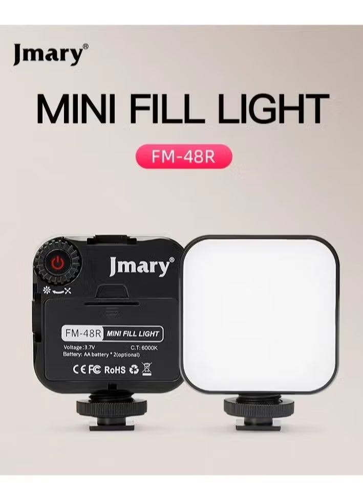 Jmary FM-48 Mini Portable Video Fill Light Black - Image 2