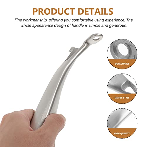 Luxshiny Pan Handle Replacement Stainless Steel Saucepan Handles Bakelite Pot Handle Frying Pan Grip Cookware Accessories for Kitchen - Image 3