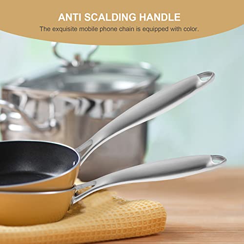 Luxshiny Pan Handle Replacement Stainless Steel Saucepan Handles Bakelite Pot Handle Frying Pan Grip Cookware Accessories for Kitchen - Image 4